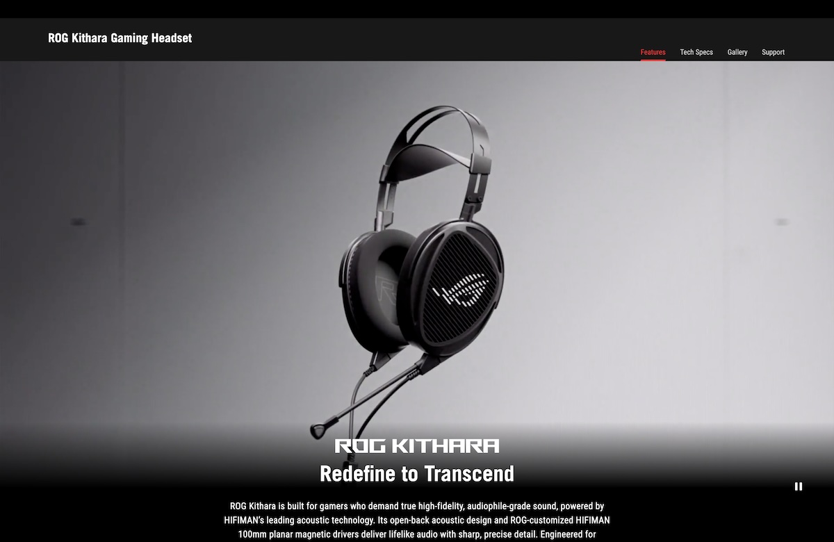 Asus ROG Kithara : kiedy Hi-Fi pojawia się w słuchawkach dla graczy